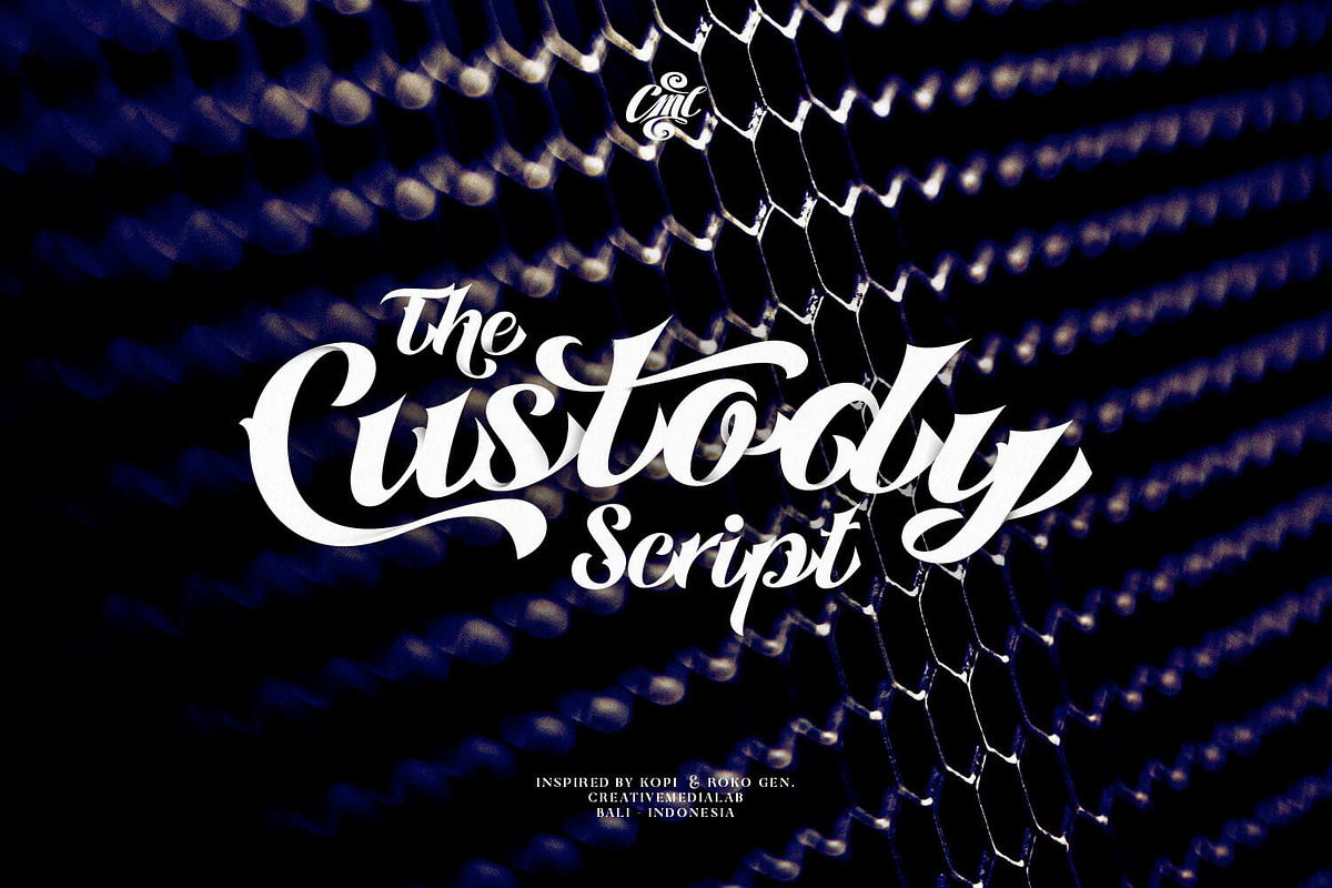 Custody Script, a Blackletter Font by creativemedialab (Photo 1 of 9)
