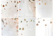 Hanging Christmas Ornaments Backdrop, a Background Photo by Winwin Design Art (Thumbnail 3 of 7)