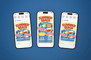 Summer Beach Party Event Flyer Set, a Flyer Template by The Good Store (Thumbnail 2 of 2)