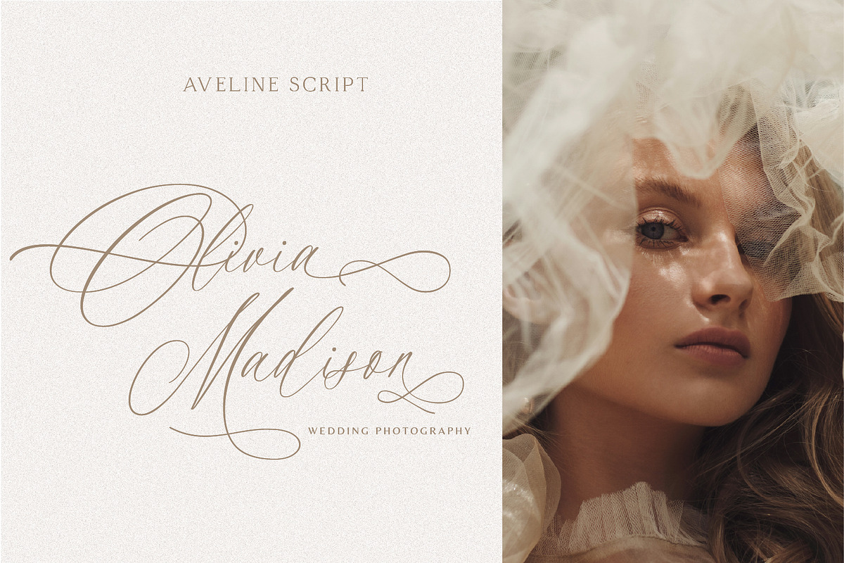 Aveline Script, a Script Font by Prestige Artsy Studio (Photo 8 of 11)