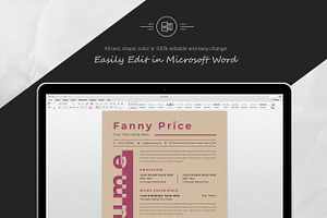 Bold & Clean CV Template