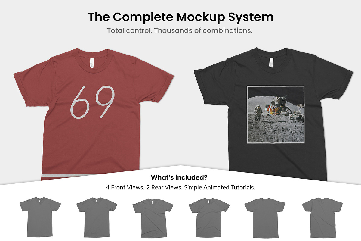 American Apparel 2001 Shirt Mockups, a Shirt Mockup by Photific (Photo 3 of 6)