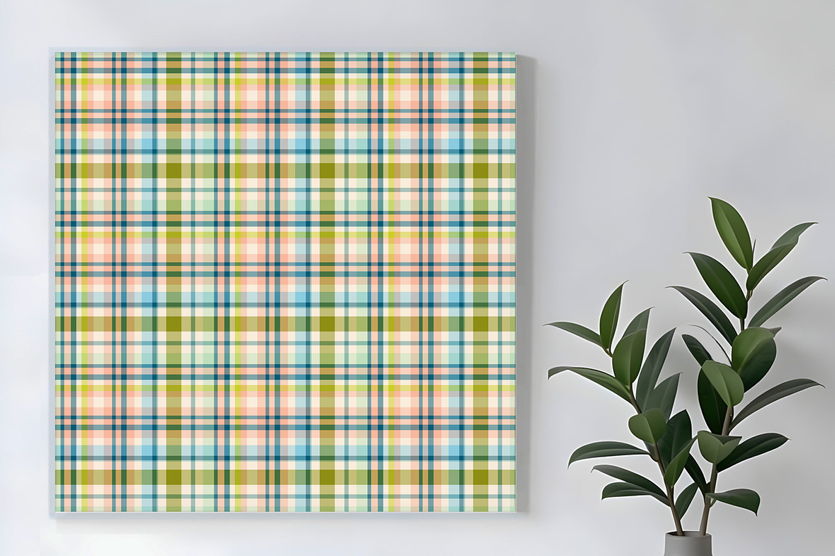 Summer Plaid Seamless Repeat, a Pattern Graphic by Sharon Schwalbe (Photo 4 of 6)