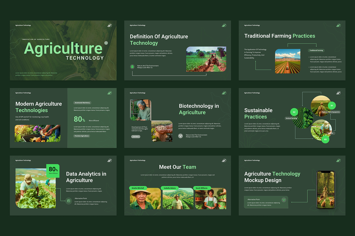 Agriculture Techno, a Presentation Template by SquidPixey (Photo 4 of 6)