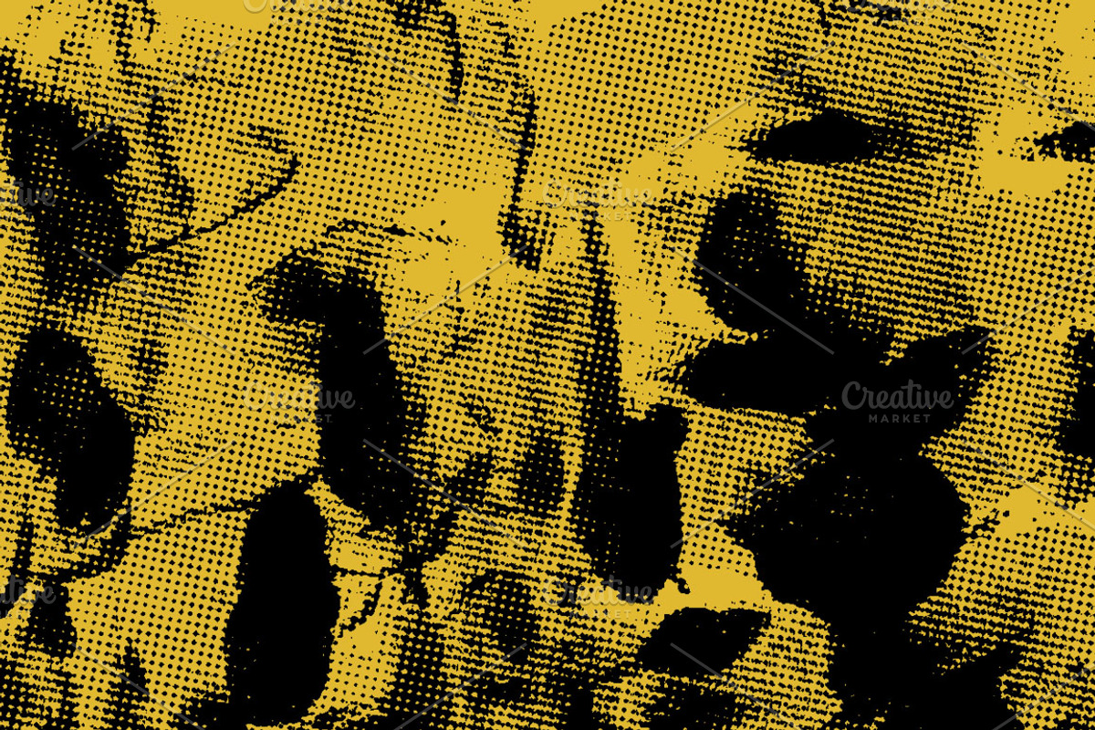 Halftone Paint Textures #1 preview 5