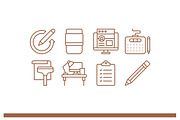 Art and Design Icon Pack, an Outline Icon by Tekuni (Thumbnail 9 of 10)