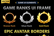 Ultimate Gamer UI Badges & Borders, a Solid Icon by BabySofja (Thumbnail 3 of 4)