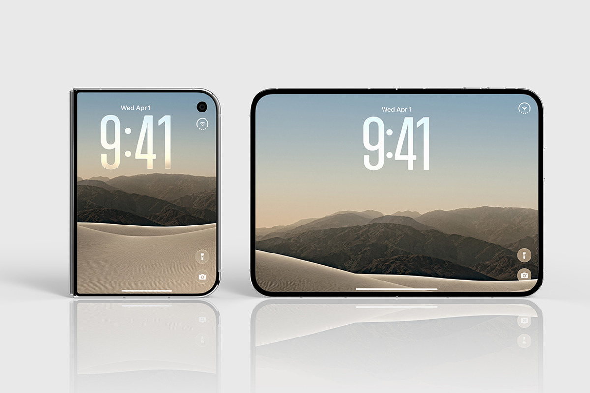 iPhone Duo Mockup, an iPhone Mockup by simuradi (Photo 3 of 8)