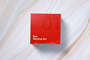 Box Mockup Set 01: Rectangle, a Packaging Mockup by WebAndCat (Thumbnail 7 of 12)