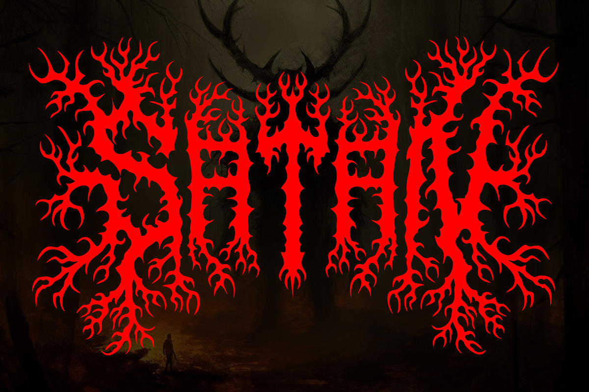 MAZER METAL – Death Metal Font, a Blackletter Font by Fonday Studio (Photo 2 of 8)