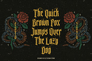 Burn Till Black Typeface, a Blackletter Font by alit design (Thumbnail 2 of 20)