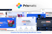 Prismatic - Creative Agency, a WordPress Template by IntellaSoft (Thumbnail 1 of 11)