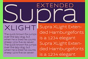 Supra Extended Fonts, a Sans Serif Font by Wiescher Design (Thumbnail 3 of 5)