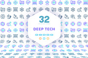 Deep Tech | 32 Icons Set, an Outline Icon by Marina Silence (Thumbnail 17 of 17)