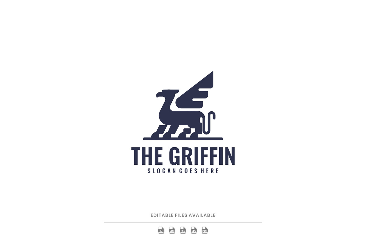 Modern Monochrome Mythical Griffin, a Branding & Logo Template by Artnivora.Std (Photo 1 of 4)