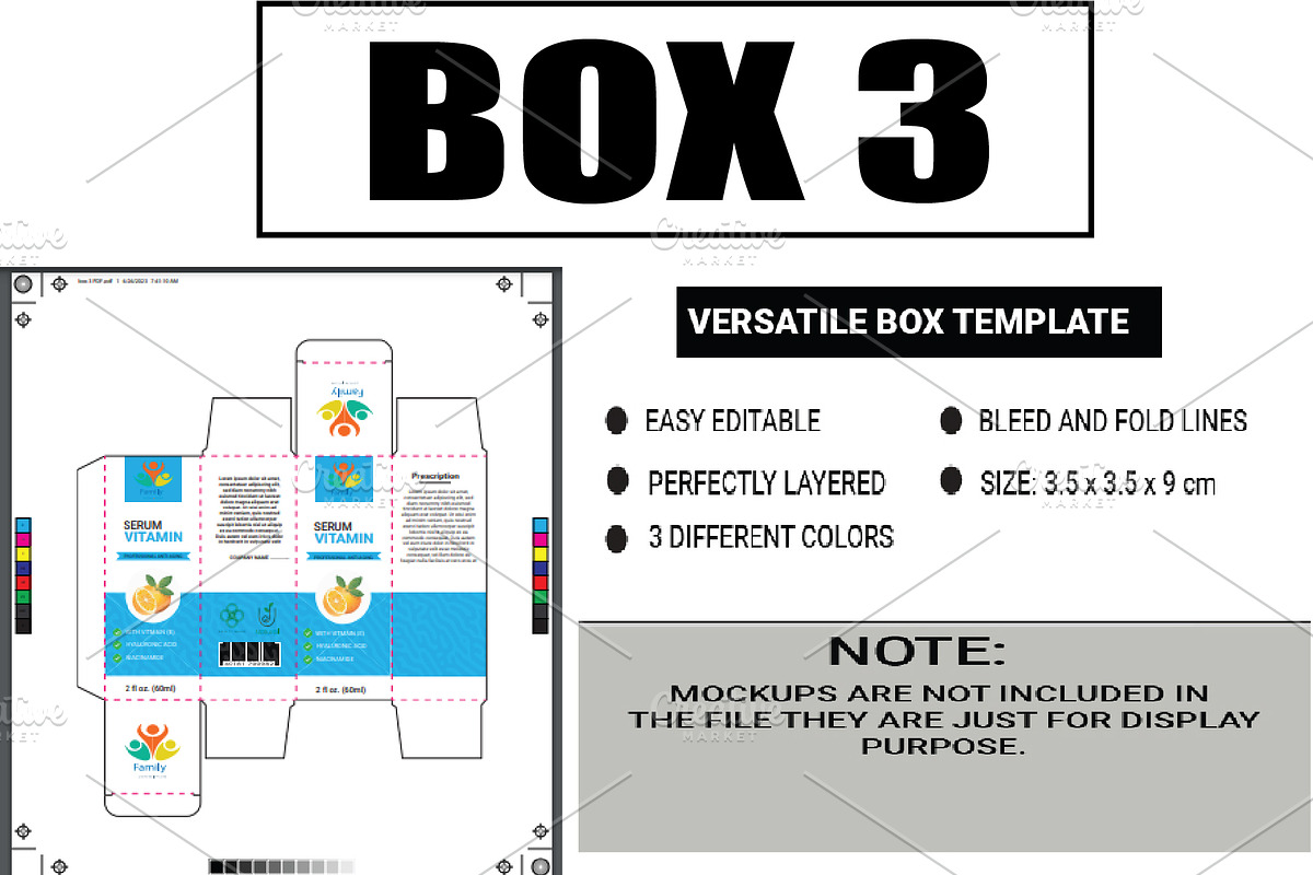 Versatile Serum Box Template, a Templates & Theme by Design Fusion (Photo 4 of 4)
