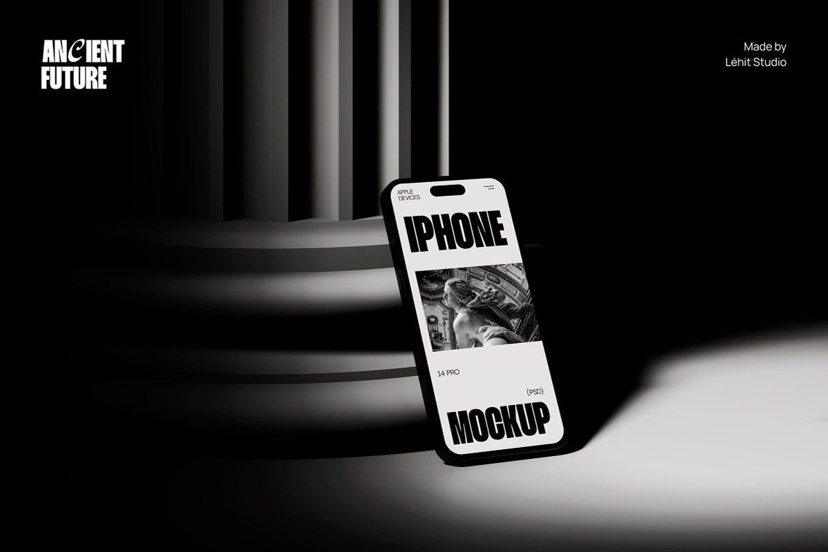 Ancient Future | Apple Device Mockup, a Device Mockup by lehit.studio (Photo 5 of 9)