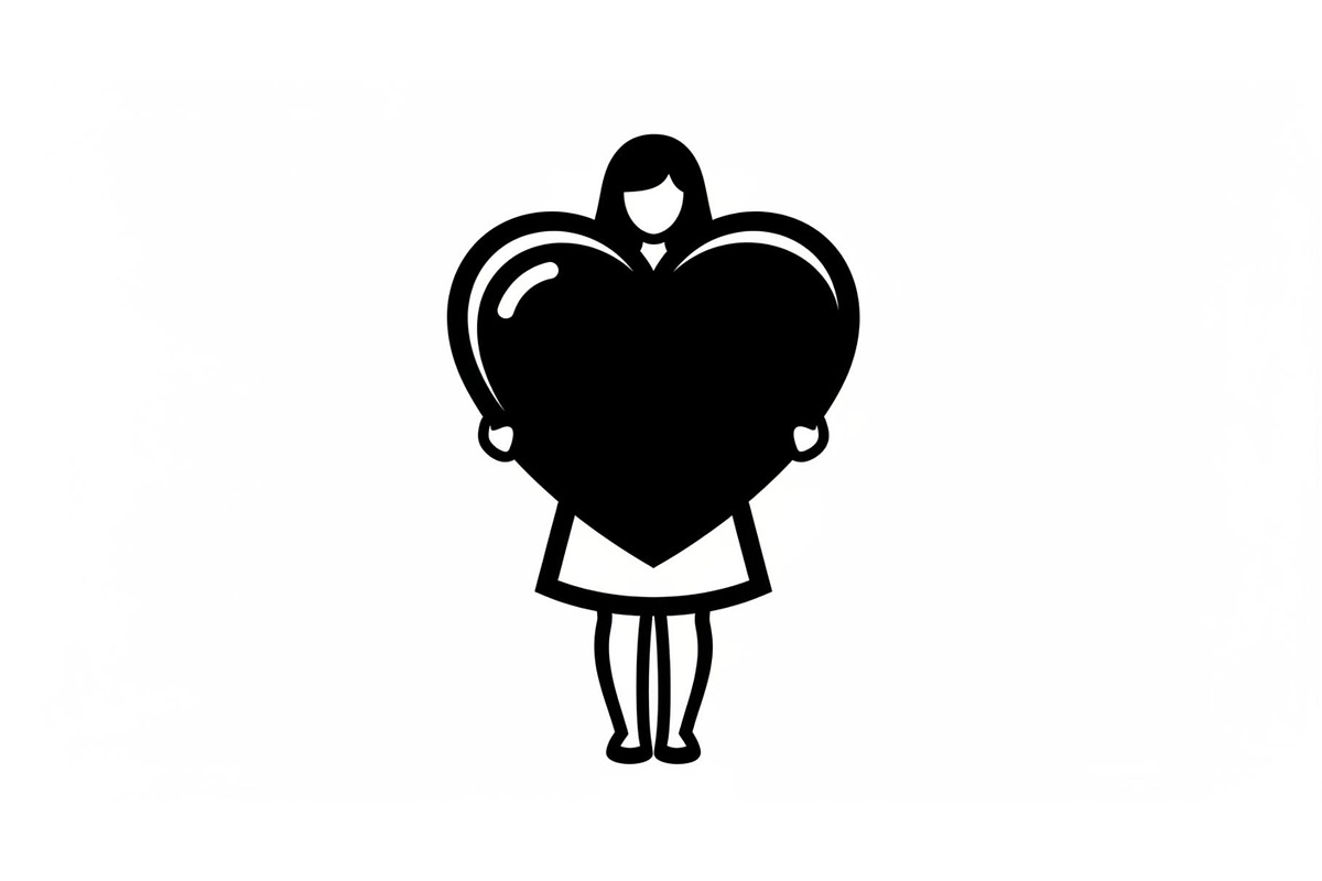 Cute Love Girl Silhouette Bundle, an Illustration by Designs_River (Photo 8 of 53)