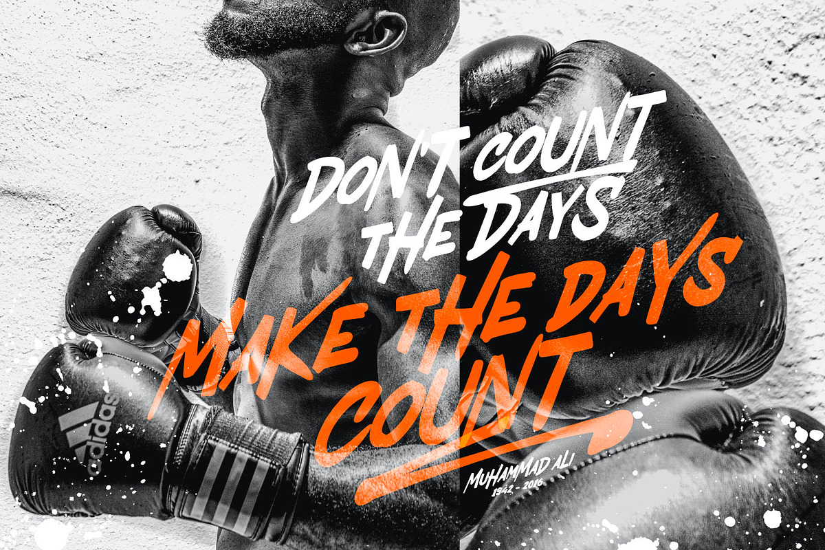 Bare Knuckles - Rawtype, a Script Font by ikiiko (Photo 4 of 7)