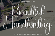 Beautiful Handwriting, a Handwritten Font by FreshTypeINK (Thumbnail 1 of 7)