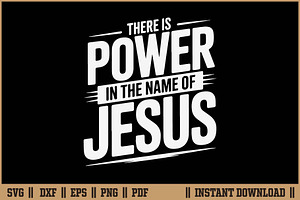 There Is Power In The Name Of Jesus, a Seasonal Illustration by Handy Arts Studio
