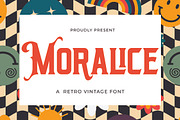Moralice - Retro Vintage, a Serif Font by VUNIRA (Thumbnail 1 of 6)