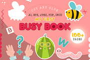 Kids Activities Cut and Glue 2-5 age, an Education Illustration by Nursery Art (Thumbnail 1 of 9)