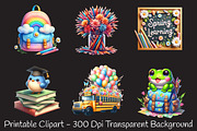 Spring School Clipart, an Illustration by RobertsArt (Thumbnail 7 of 7)