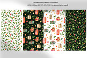 Snowmen Village Watercolor Clipart, an Illustration by Anna Druzhkova (Thumbnail 17 of 20)