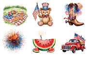 4th of July Sublimation, an Illustration by DreamArtGraphic (Thumbnail 4 of 4)