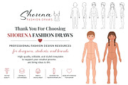 Kids Fashion Croquis Bundle, a Person Illustration by Shorena Fashion Draws (Thumbnail 13 of 13)