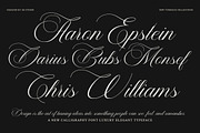 Bailentia Calligraphy, a Script Font by IM Studio (Thumbnail 6 of 10)