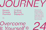 Benetti Grotesk Rounded, a Sans Serif Font by Craft Supply Co. (Thumbnail 4 of 8)