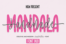 Mandala Handmade | Font Duo