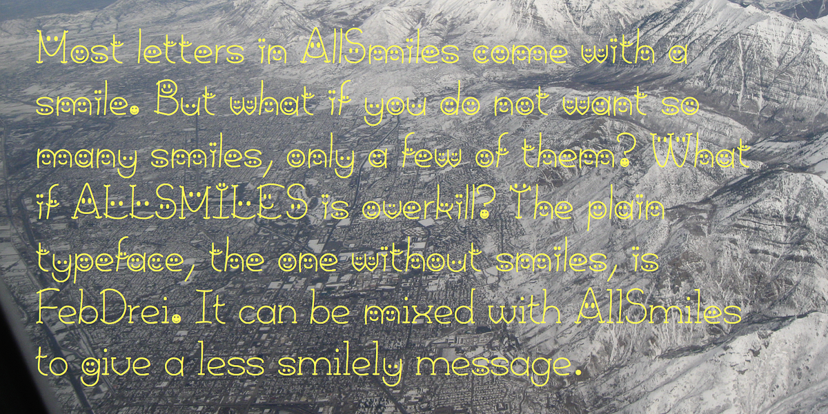 AllSmiles, a Font by Ingrimayne Type (Photo 6 of 6)