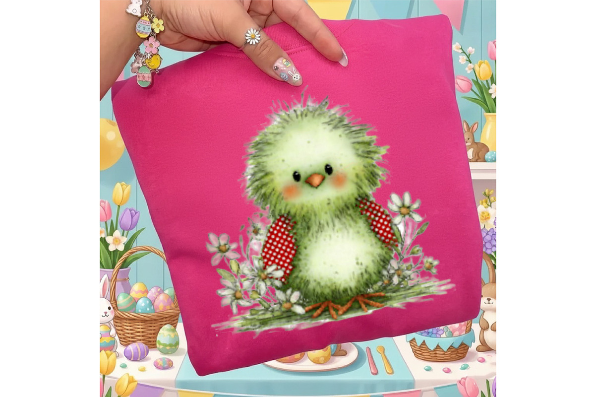 Whimsical Easter Chick Clipart, an Illustration by designcity5 (Photo 3 of 5)