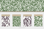 Olive branches seamless patterns, a Pattern Graphic by katya.bogina (Thumbnail 2 of 5)