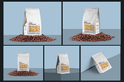 10 Coffee Bag Doy Pack Mockups, a Packaging Mockup by Grow Design Craft Studio (Thumbnail 3 of 7)