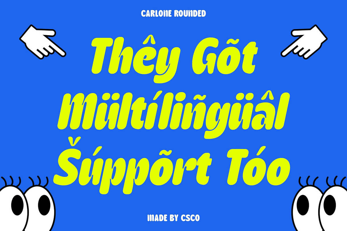 Carlone Rounded, a Sans Serif Font by Craft Supply Co. (Photo 6 of 8)