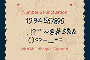 Angesullivan - Simple Display Brush, a Handwritten Font by Dhabee (Thumbnail 5 of 10)