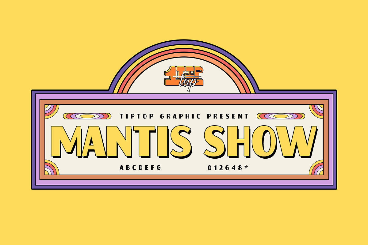 Showdeco | Retro Art Deco Font, a Sans Serif Font by Tiptop Graphic (Photo 3 of 10)