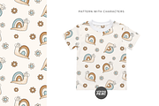 Summer Snails - seamless patterns, a Pattern Graphic by vatrushkaprint_store (Thumbnail 4 of 6)