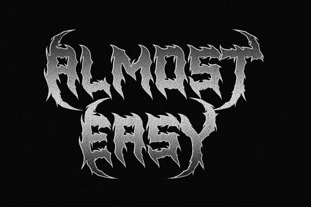 Medicine Drops - Death Metal Font, a Blackletter Font by Multype Studio (Photo 9 of 12)