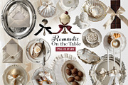 Romantic On The Table PNG Clipart, an Object Graphic by NataKa (Thumbnail 1 of 4)