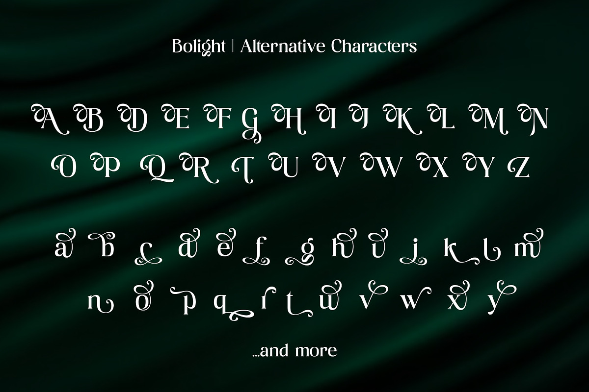 Bolight - Serif Display Font, a Serif Font by Ekahermawan (Photo 13 of 15)