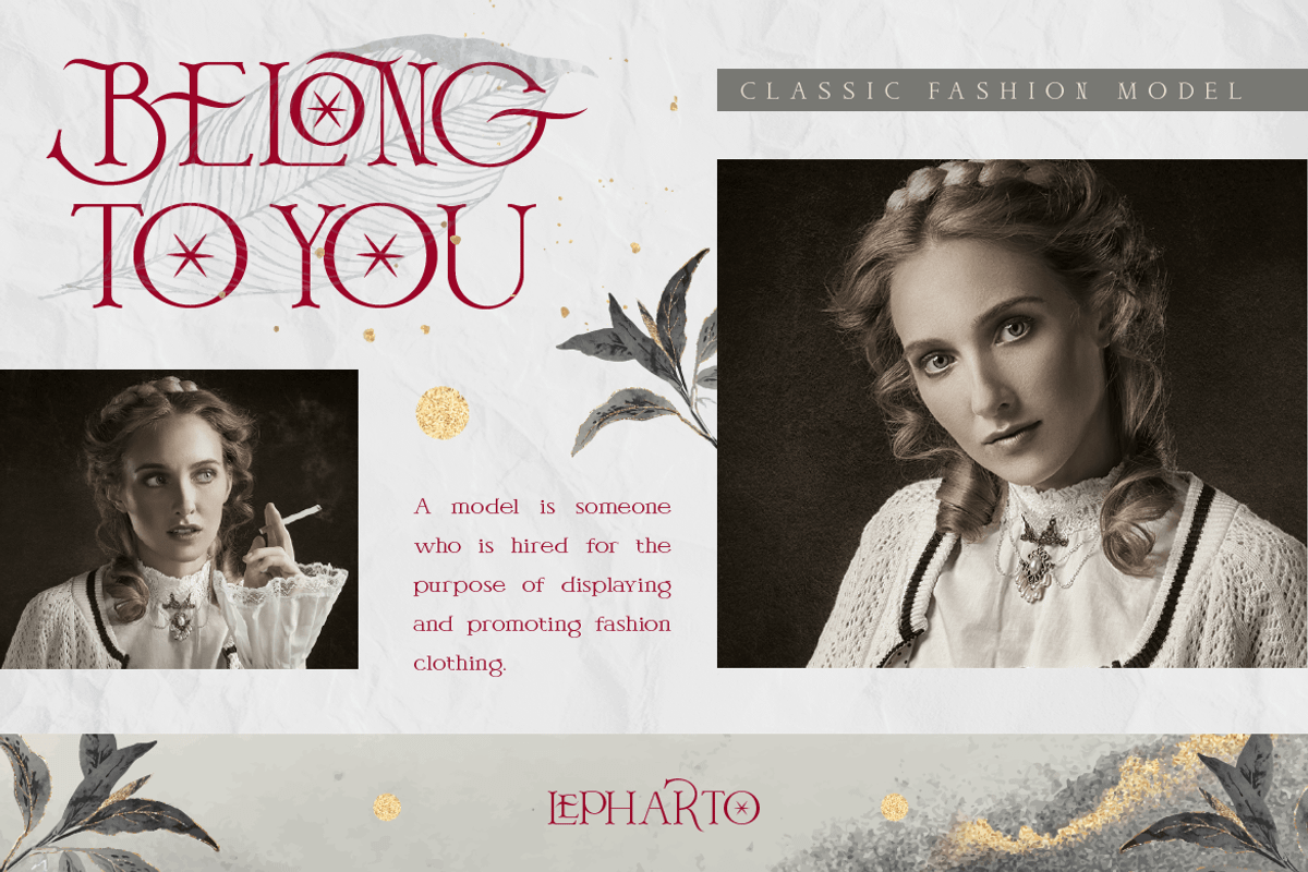 Lepharto, a Serif Font by kerismaker (Photo 9 of 12)