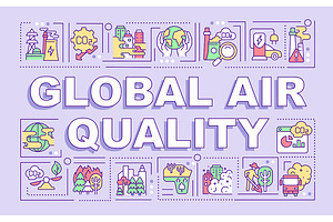 Global Air Quality Word Banner