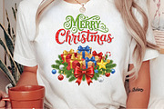 Merry Christmas PNG, an Illustration by Craft Nest (Thumbnail 4 of 6)