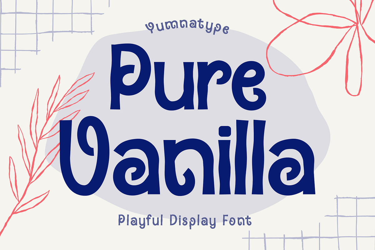 Pure Vanilla, a Symbol Font by yumnatype (Photo 1 of 10)