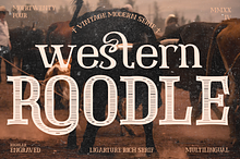 Western Roodle-Vintage Modern Serif